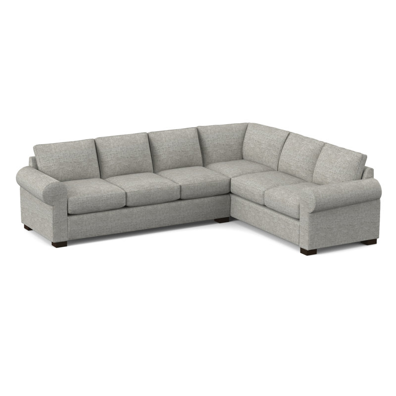 119" Wide Corner Sectional, Archetype Quartz