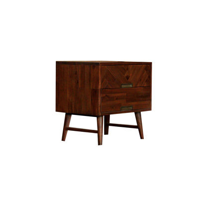 Wilmot 60cm W Solid Wood Bedside Table