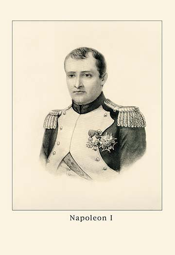 « napoleon i », reproduction d’art encadrée, Single Picture Frame, H 36 po x l 24 po