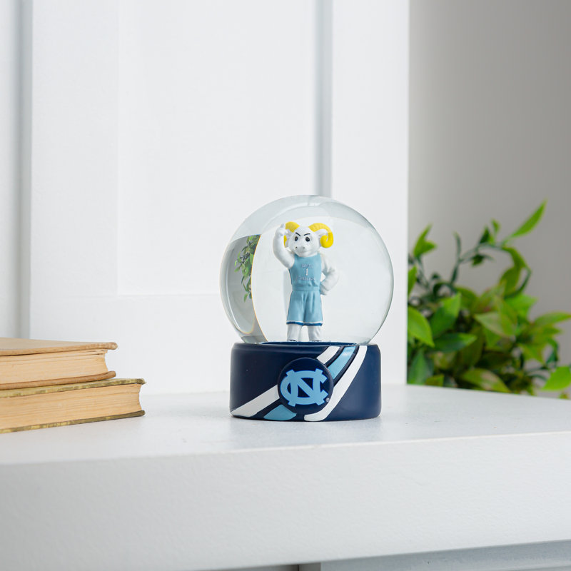 Sports Licensed 5" Mascot Water Snow Globe, University of North Carolina