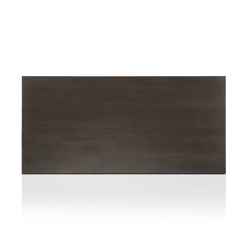 Kelby Solid Wood Dining Table, Vintage Brown