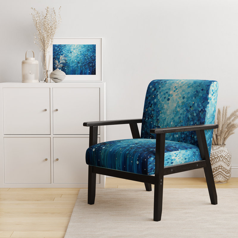 Chaise d'appoint rembourrée Azure Symphony III
