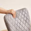 Lelani Vintage Suede Upholstered Dining Chair-518163285-484920320