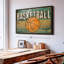 Sports «Grunge Basketball Canvas Print»-101456755