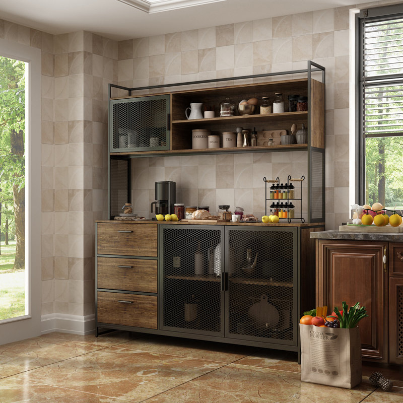 Garde-manger 68,5 po Lackowski, Brun