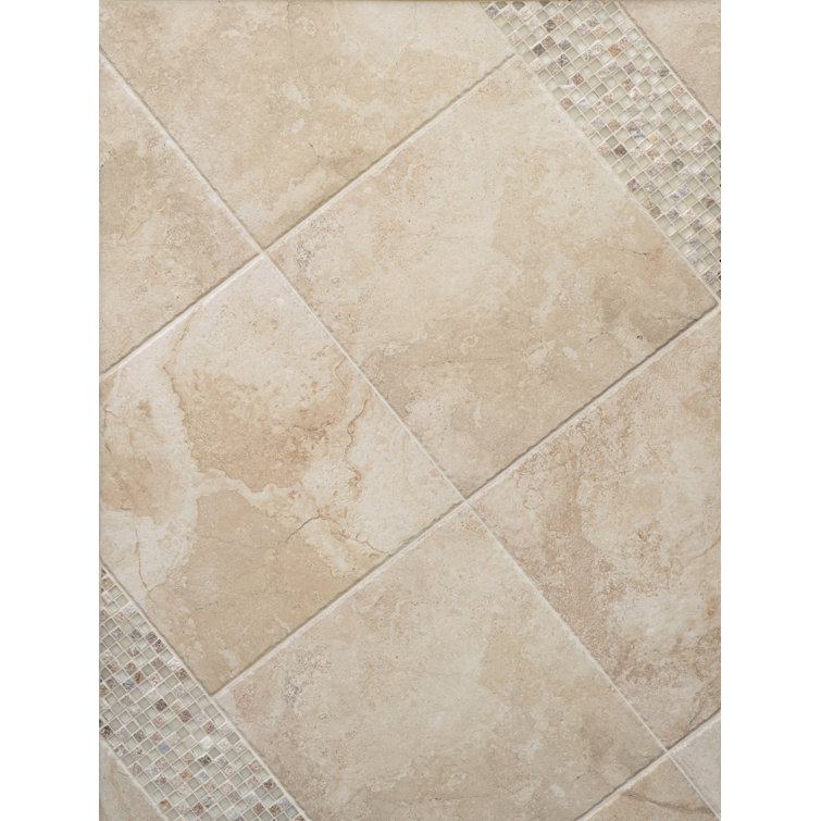 Emser BOMBAY Arcot Porcelain Cove Base Tile (6-in x 13-in)