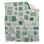 Green Rectangular Shapes Blankets
