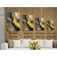 Art mural en verre trempé abstrait doré noir, décor de texture fluide de marbre moderne, impression de cadeau de bureau à domicile vertical grand luxe unique-1638669010