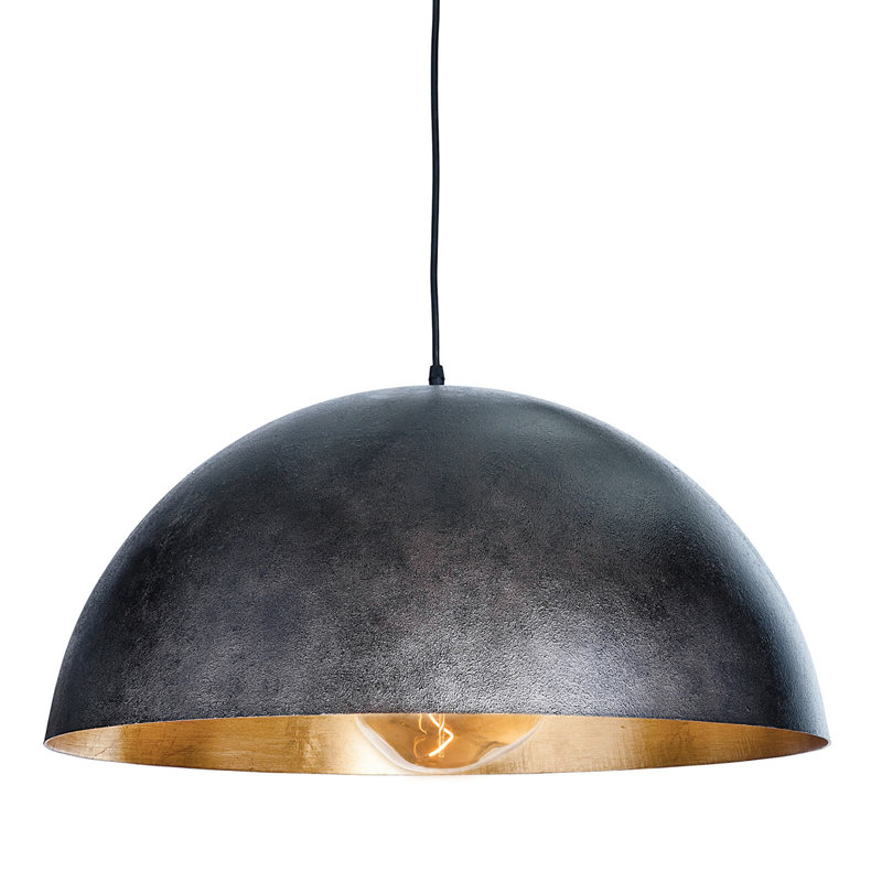 Sigmund Pendant, 12.75" H x 23.5" W x 23.5" D, Black