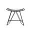Tabouret de bar 19 po en fer tissé industriel Kurland