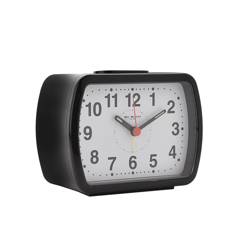 Quartz movement / Crystal Alarm Tabletop Clock