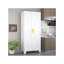 Grande armoire de rangement en métal 71 po avec 2 portes, 4 tablettes réglables et un espace de rangement indépendant