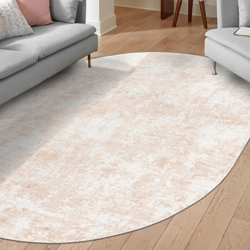 Area Rug, Oval 4'1" x 6'1"