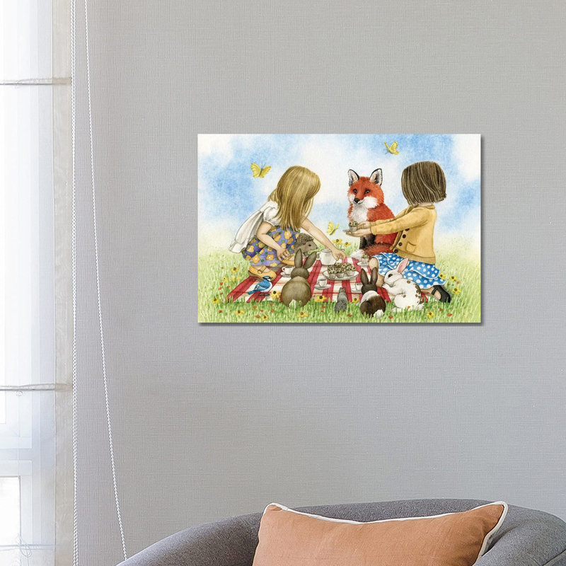 Tea Party by Tracy Lizotte - Wrapped Canvas Print, 66.04 cm H x 45.72 cm W