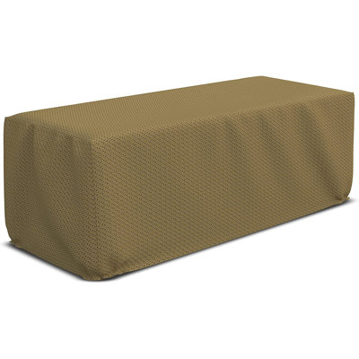Heavy Duty Multipurpose Outdoor Rectangle Firepit Cover, Durable UV Resistant Patio Waterproof Cover by Arlmont & Co.