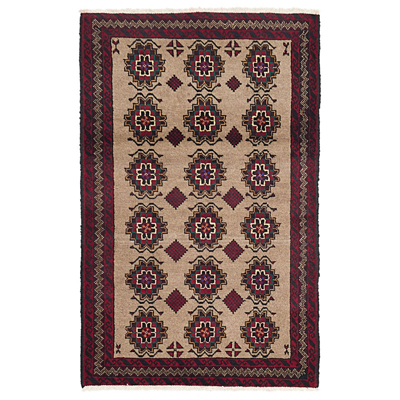 Teimani Tan Rug 3'3" x 5'1"