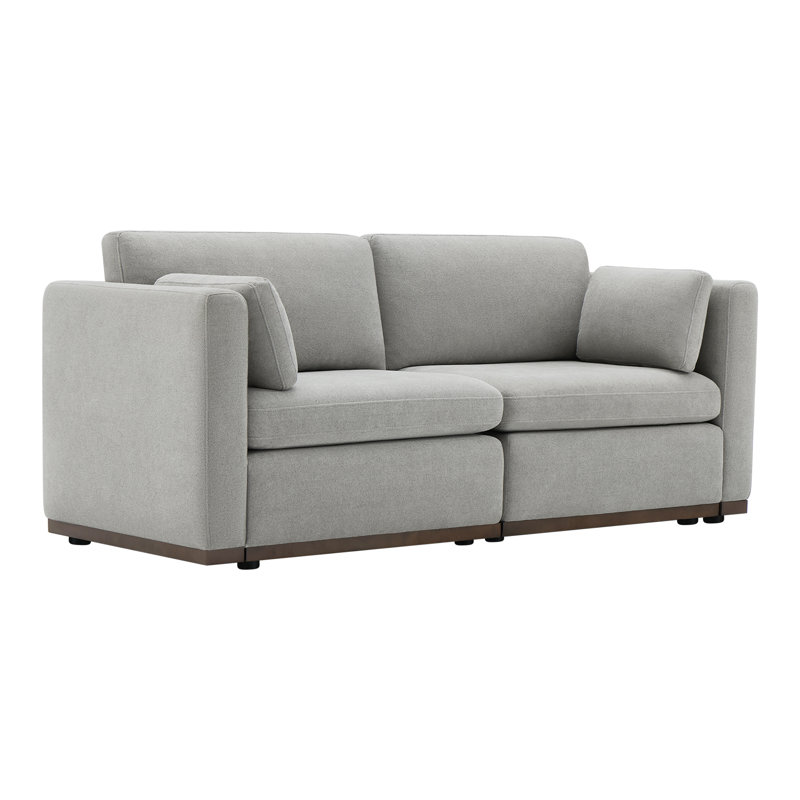 Canapé modulaire 78 po, Gris colombe