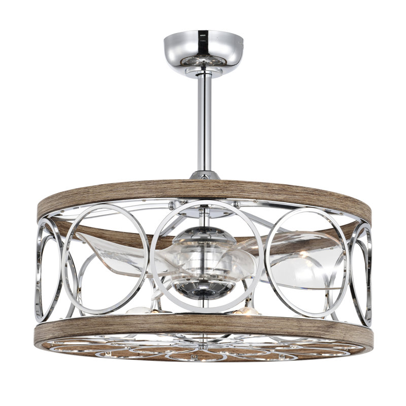 Demitz 21'' Ceiling Fan with Light Kit