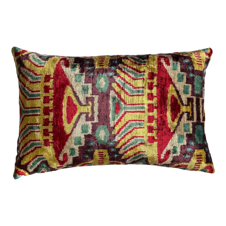 Metrohouse Designs Velvet Lumbar Throw Pillow | Perigold