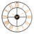Bruning Metal Wall Clock