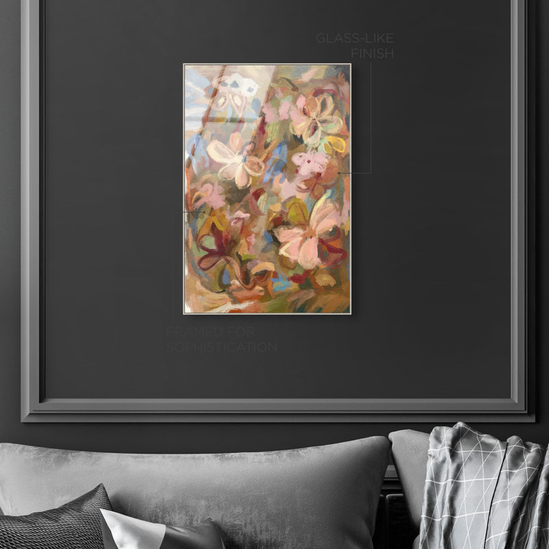 Moving Eden II Print by Oliver Gal, 16"H x 11"W, Silver Floater Frame