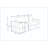76"W Corduroy Living Room Double Armrests Loveseat-1358433596