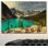 «Beautiful Moraine Mountain Lake», reproduction de photo sur toile tendue