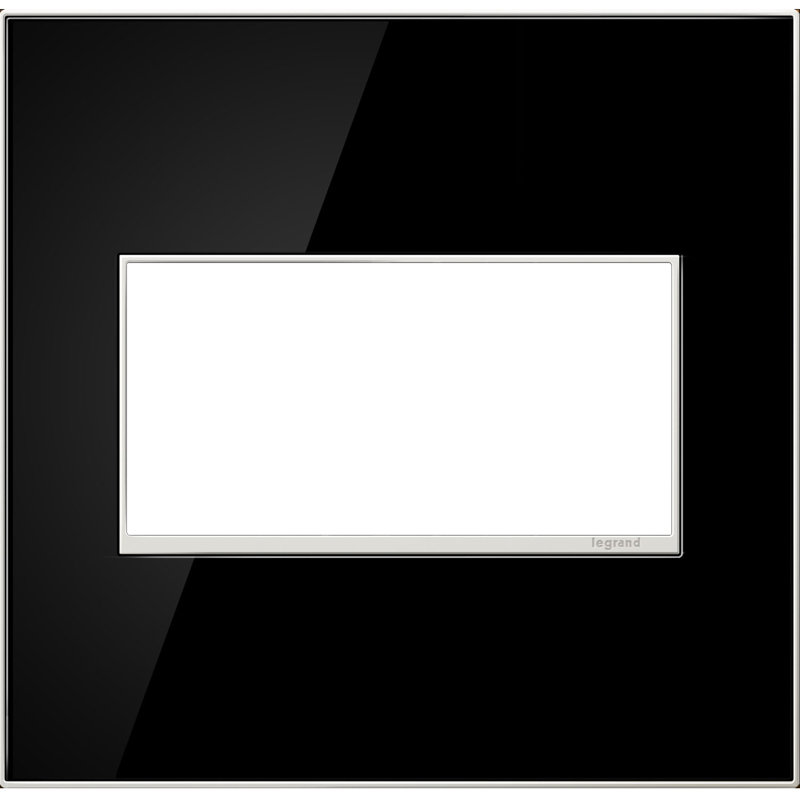 Adorne® Wall Plate, Mirror Black
