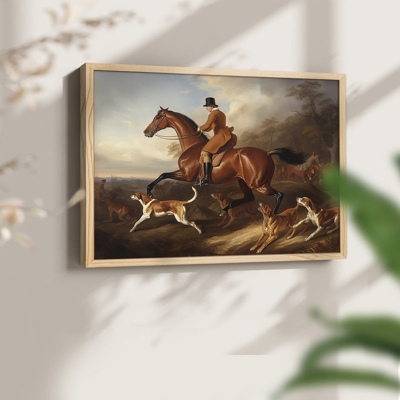 Faune - XCII - Reproduction encadrée - Restickable, Naturel, H 16 po x l 20 po