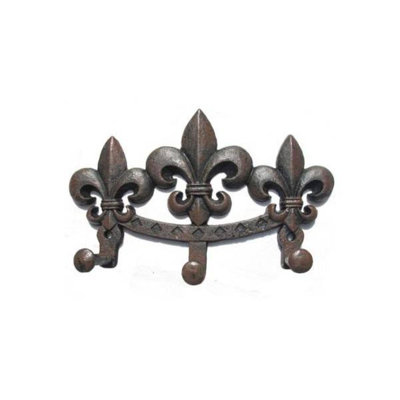 Cast Iron Fleur De Lis Wall Hook