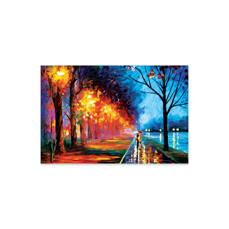 Alley By The Lake II sur plastique / peinture acrylique