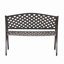 Banc de patio en aluminium