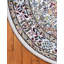 Tapis traditionnel Kelayeh couleur neigeuse