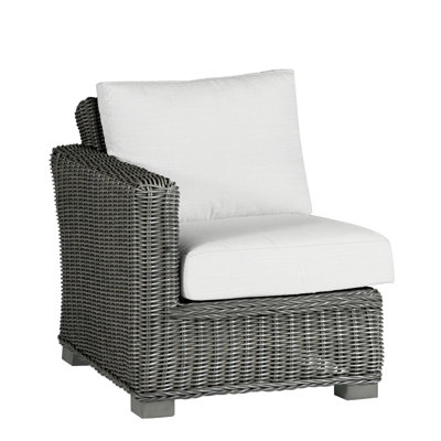 Rustic Woven Sectional Left