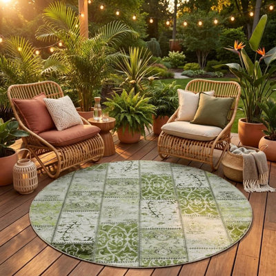 Tapis d'intérieur rond 8 po rond
