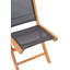 Chaise de patio pliante teck Addilyn-1848789309
