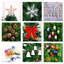 Arbre de Noël artificiel avec lumières DEL écoénergétiques, y compris jupes d'arbre suspendues et garde-corps-1763182193