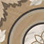 Carreaux de sol à motifs en porcelaine 8 po x 8 po intarsi