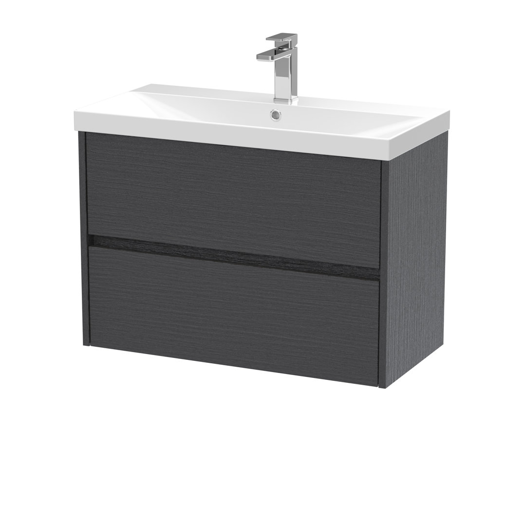 Havana 810mm Single Bathroom Vanity with Drop In Vitreous China Basin