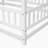 Ashton Floor Wooden Bed With House Roof Frame, Fence Guardrails-457666986-457666989