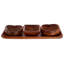 Alpen Home Flanagan Wood Divided Serving Dish