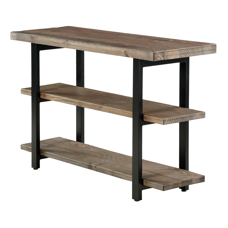 Abhinav 122cm Solid Wood Top Console Table