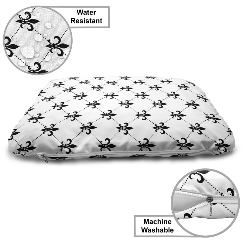 Lit pour chien Ambesonne Fleur De Lis