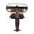 Rustic Lodge Iron Candle Wall Light