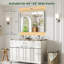 Miroir de salle de bain mural Llesenia-184043339-184043330-179273157