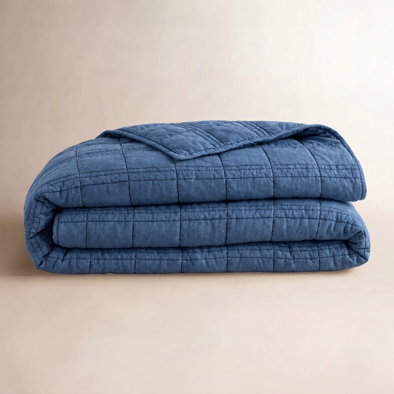 Atlas Denim Quilt, King Quilt