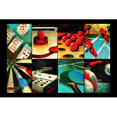«Gameroom Horiz», impression sur toile tendue