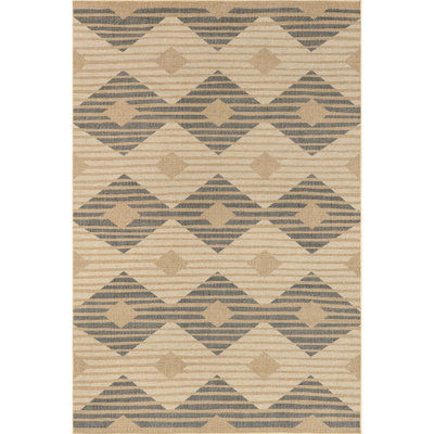 Nautical SuperiorWash Striped Easy-Jute Machine Washable Area Rug