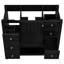 Meuble-lavabo 36 po sans lavabo, base d'armoire seulement, une armoire et trois tiroirs