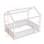 Structure de lit en métal avec clôture-35685442-35685443